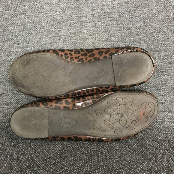 BOC Born Concept Leopard Print Slip On Ballet Flats Brown / Black Women’s Size 9 - Picture 9 of 11